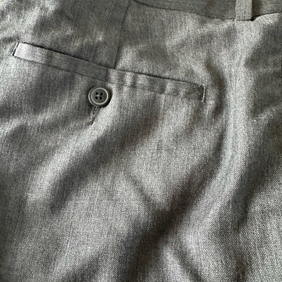 Kenneth Cole Other - Kenneth Cole Charcoal Flat Front Men’s Dress Pants  35x26 1/2